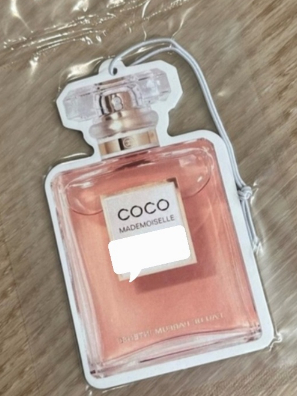 Mademoiselle Pink  Bottle Air Freshener